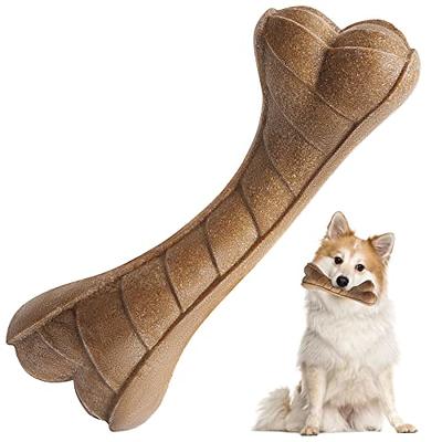 MOXIKIA Indestructible Dog Chew Toys for Aggressive Chewers, Bacon  Flavored, Tough Bone Durable Toys for Medium/Large Breed Dogs, Best Extreme  Chew