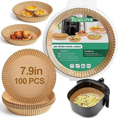 Airfryer Liners for Ninja Air Fryer 8 Inch,4-8 Qt Air Fryer Paper Liners  Disposable,100 Pcs Baking Parchment Sheets Air Fryer Accessories for Ninja  AF150AMZ XL/Ninja AF161/Instant Pot Plus Air Fryer - Yahoo