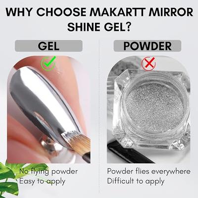 Makartt Nail Rhinestone Glue for Nails, Super Strong Gel Nail Glue for  Rhinestones Bundled with 8ml Mirror Shine Gel Metallic Silver Gel UV/LED  Gel Metal Painting Gel - Yahoo Shopping