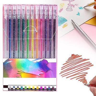 Gel Pens Pen Set 200 Colors For Adult Glitter Coloring Books