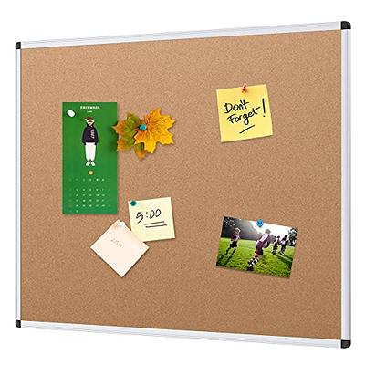  ZDZBLX Magnetic Board Frameless Stainless Iron Board Strips,  Magnetic Strips with Adhesive Backing Bulletin Board Bar Strip Memo Magnet  Board with 10pcs Colorful Magnet for School Office Home (4pcs) : Home