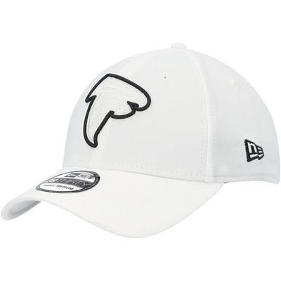 New Era White/Black Atlanta Falcons 2022 NFL Crucial Catch 39THIRTY Coaches Flex Hat