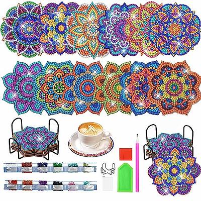 Mczan 8 Pcs Easter Diamond Painting Coasters with Holder Coasters DIY  Diamond Art Crafts for Adults Diamond Painting Art Coasters Kits and Crafts  for Adults Beginners & Kids - Easter Diamond Painting