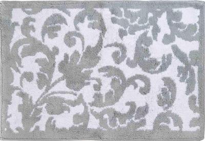 allen + roth 20-in x 34-in Gray Cotton Bath Rug in the Bathroom