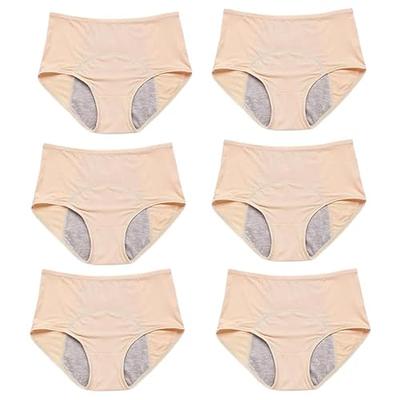 wirarpa 4 Pack Women's Cotton Underwear High Waist Briefs Ladies Soft  Breathable Plus Size Panties Full Coverage Underpants 5X-Large - Yahoo  Shopping