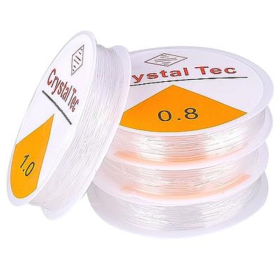 PH PandaHall 142 Yards 0.2mm Clear String Fishing Line Invisible Beading  Cords Nylon Thread String Jewelry Wire for Kandi Bracelet Making Ornaments