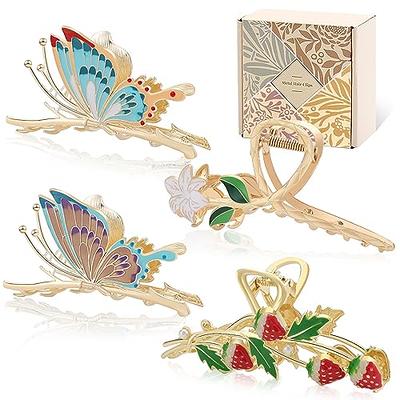 Butterfly Claw Clips for Women Butterfly Hair Clips for Girls 4