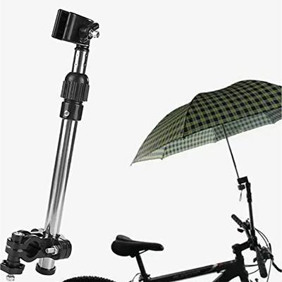 Umbrella Stand Universal Aluminum Alloy Fishing Chair Umbrella Holder  Clamp, Adjustable Chair Umbrella Mount Clip Fixed Beach Bracket Argent 