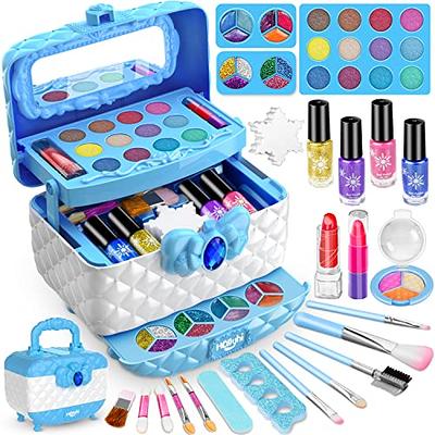  54 Pcs Kids Makeup Kit for Girls, Princess Real Washable  Pretend Play Cosmetic Set Toys with Mirror, Non-Toxic & Safe, Birthday  Gifts for 3 4 5 6 7 8 9 10
