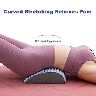 Lumbar Relaxer, Back Stretcher Pillow for Back Pain Relief, Lumbar Support,  Herniated Disc, Sciatica Pain Relief, Neck Pain, Support for Prolonged