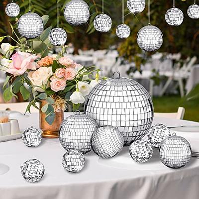 24Pcs Christmas Ornaments Mini Disco Ball Party Decorations - Mini  Christmas