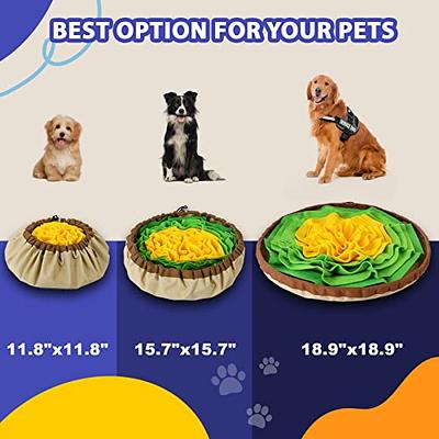HOPET Snuffle Mat for Dogs Large Breed, Interactive Puzzle Dog Food Mat,  Easy