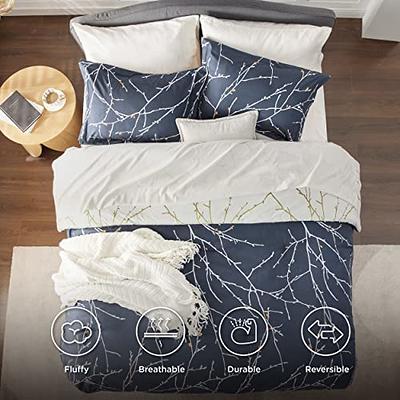  Bedsure Full/Queen Comforter Sets, 7 Pieces Bed in a Bag -  Stripes Seersucker Bedding Set with Comforter, Flat Sheet, Fitted Sheet,  Pillow Shams, Pillowcases : Home & Kitchen