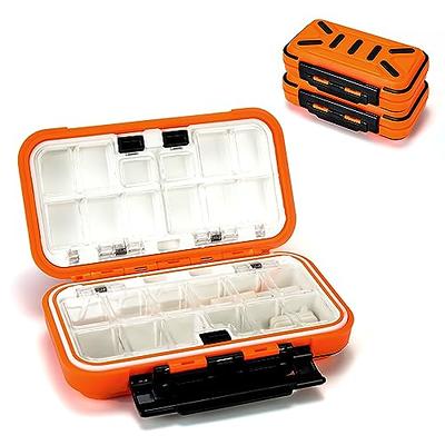 KEESHINE SMALL Fishing Tackle Box, Floating Storage Box, Double-Sided  Fishing Lure Box with Adjustable Dividers Storage Jewelry Organizer Making  Kit Container for Lure Hook Beads Earring Tool(Orange) - Yahoo Shopping