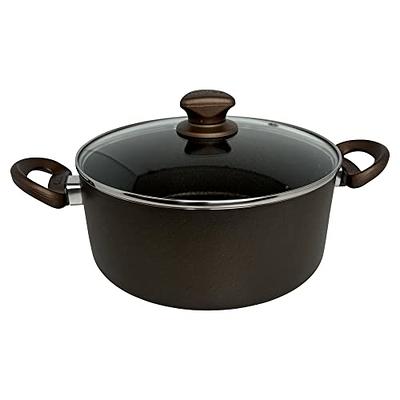 Imusa imusa usa, red 5 quart cast aluminum dutch oven with stainless steel  knob