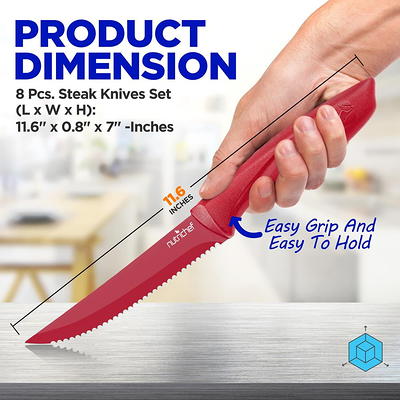 JoyJolt 2-Piece Utility Knife High Carbon Steel Kitchen Knife