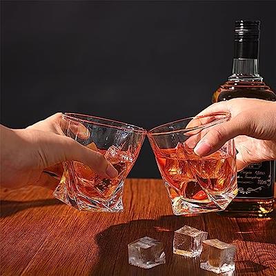 CUCUMI Old Fashioned Whiskey Glasses Bourbon Rocks Glasses Tumblers Set  6pcs 10oz, Sphere Ice Molds, for Drinking Scotch Bar Glasses - Yahoo  Shopping