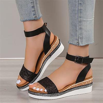  Shakumy Sandals for Women Casual Summer,Womens