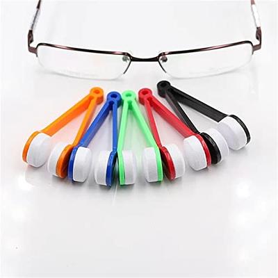 Eyeglasses Cleaner Mini Microfiber Clip sunglasses cleaning brush