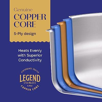 Legend 14 pc Copper Core Stainless Steel Pots & Pans Set