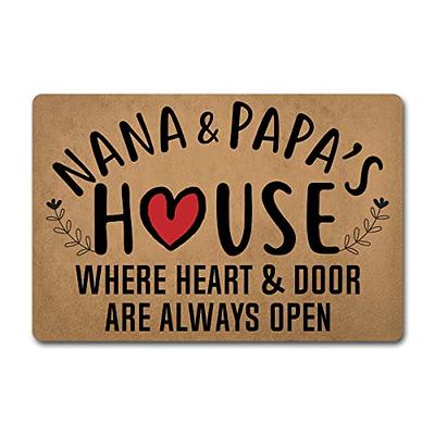 Coir Welcome Doormat for Front Door, Funny Door Mats Outside, Farmhouse Welcome  Mat with Thick Non-Slip PVC Backing, Home Kitchen Anti-slip Mat Anti-Slip  Home Bathroom Floor Mat Home Doormat 