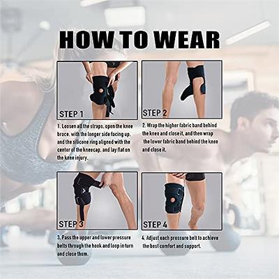 GARNO Knee Brace for Men and Women, Adjustable Neoprene Stabilizer for  Meniscus Tear, Arthritis, Tendonitis, MCL, ACL, Pain Relief & Recovery,  Tendon