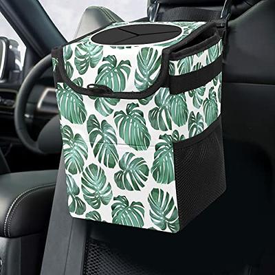  AUJEN Car Trash Can Cup Holder - Leakproof Car Garbage