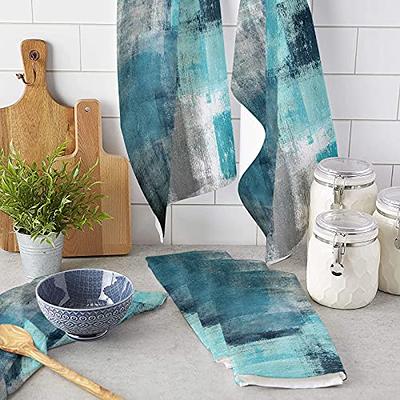 Set of 3 Kitchen Dish Towels, Tea Towels 18x28, Washable Drying