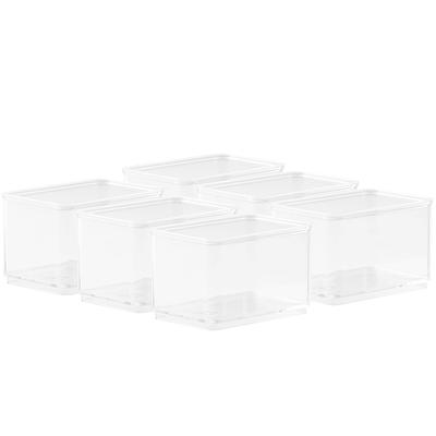 The Home Edit Large Bin, 10 X 10 X 6 Plastic Modular Storage System 2  Pack