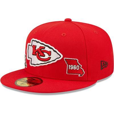 New Era Men's New Era Red Kansas City Chiefs Framed AF 9FORTY Snapback Hat