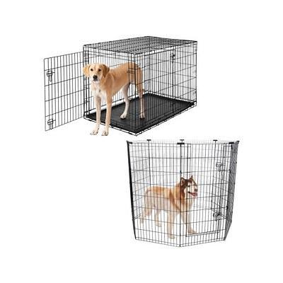 FRISCO Micro Terry Dog Crate Mat, Taupe, 48-in 