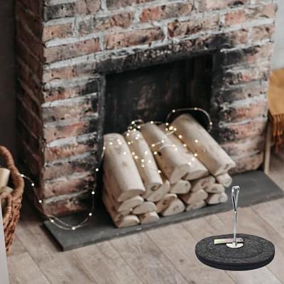 Homiton Fireplace Cover, Indoor Fireplace Blocker Blanket Stops Heat Loss,  Fireplace Draft Stopper for Inside Brick Iron Fireplace with Hanging Holes