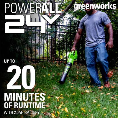 Greenworks 24V Cordless Glue Gun,2.0Ah Battery & Charger Included