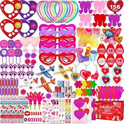  Valentines Day Foam Heart Crafts Kit in Bulk for Kids Classroom  Exchange Gifts Party Favor Valentines Day Craft 12Pcs : Toys & Games