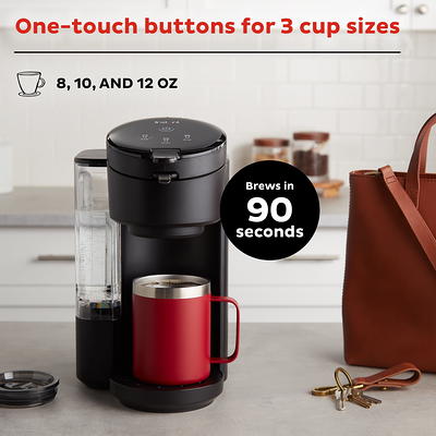 2 in 1 Single Serve Coffee Maker for K Cup Pods & Ground Coffee