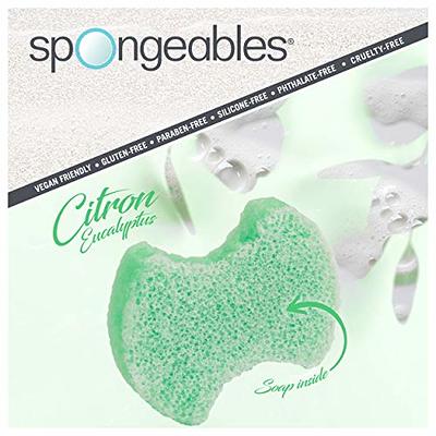 Spongeables Pedi-Scrub Foot Buffer, Lavender Scent, Contains Shea