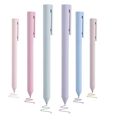 Shuttle Art Colored Retractable Gel Pens 8 Pastel Ink Colors Cute