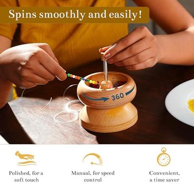 Wooden Bead Spinner Bowl Perfect Bead Spinner for Jewelry Making