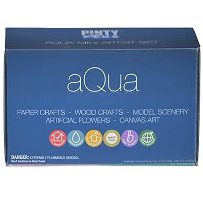 Pintyplus Aqua Spray Paint - Art Set of 8 Water Based 4.2oz Mini