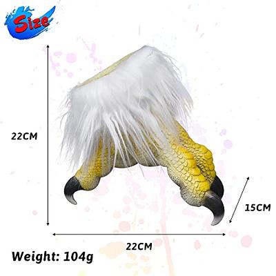 MOKRY PARTY White Eagle Head Mask Animal Bird Mask Eagle Claw Hairy Latex Mask  Halloween Carnival Costume Mask - Yahoo Shopping