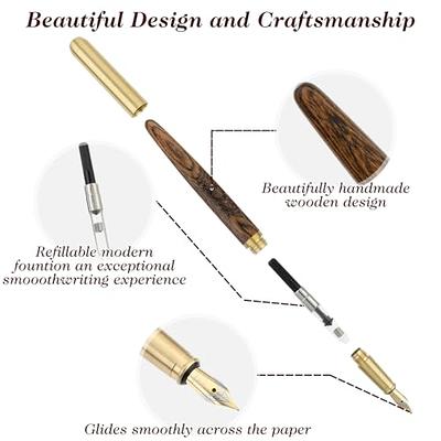 Wooden Dip Pen Handcrafted Calligraphy Set