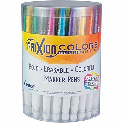 Pilot, FriXion Colors Erasable Marker Pens, Bold Point, Tub of 36, Assorted  Colors - Yahoo Shopping