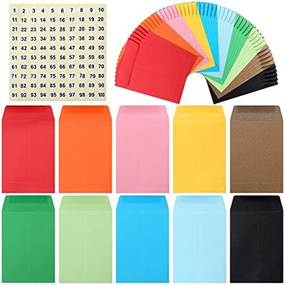 100 Pcs Coin Envelopes Envelope Mini Envelopes Small Money