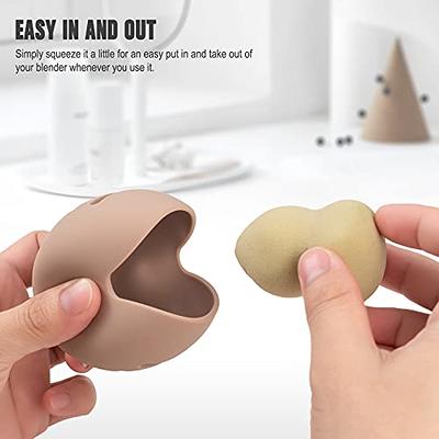 Silicone Makeup Sponge Holder Beauty Sponge Holder Makeup Sponge Travel  Case Cosmetic Sponge Holder Breathable Beauty Blender Cover Container  Makeup