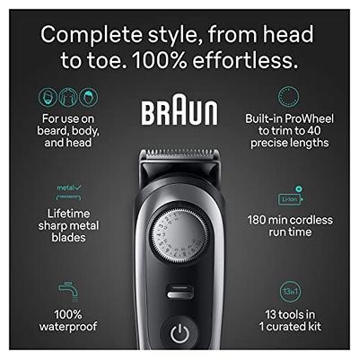 Braun All-in-One Style Kit Series 9 9440, 13-in-1 Trimmer for Men with  Beard Trimmer, Body Trimmer for Manscaping, Hair Clippers & More, Braun's  Sharpest Blade, 40 Length Settings, - Yahoo Shopping