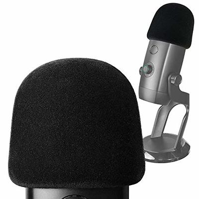 YOUSHARES Yeti Nano Microphone Foam Windscreen - Mic Wind Cover Pop Filter  Foam Cover, Professional Customized for Blue Yeti Nano, The Thicker Blue