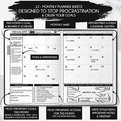 Clever Fox Planner PRO – Weekly & Monthly Life Planner to Increase  Productivity, Time Management and Hit Your Goals – Organizer, Gratitude  Journal – Undated, 1 Year – Softcover, 8.5x11″ (Black) - Yahoo Shopping