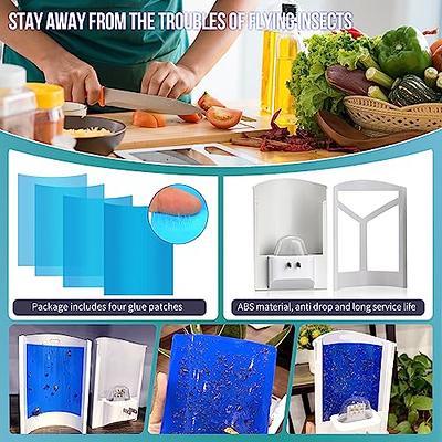 Flying Insect Trap, Indoor Plug-in Fly Trap for Home, Mosquito Killer  Indoor Gnat Moth Catcher with Night UV Light, Mosquito Attractant Fly Bug  Zapper