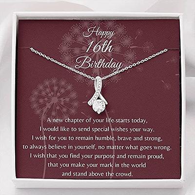 Anavia Step Mom Gift, Gift for Other Mom, Cube Necklace Jewelry Gift,  Mothers Day Gift, Birthday Gift for Her,Two Cube Necklaces with Wish Card  [1