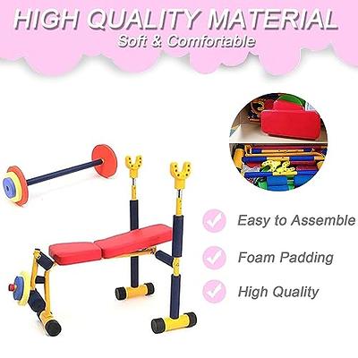 Kids Fitness Exercise Equipment, Adjustable Barbell Toy Set, Bench And Leg  Press Weight Bench for Beginner Exercise, Boys and Girls Exercises Ages  3-12 Year Old - Yahoo Shopping